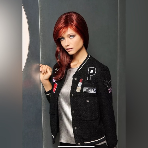 Zara Retro Varsity Patch Bomber Jacket - Picture 2 of 5